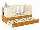 CUNA KIDSCOOL FORMARE ECOWOOD MULTIFUNCION BLANCO - Miniatura 3