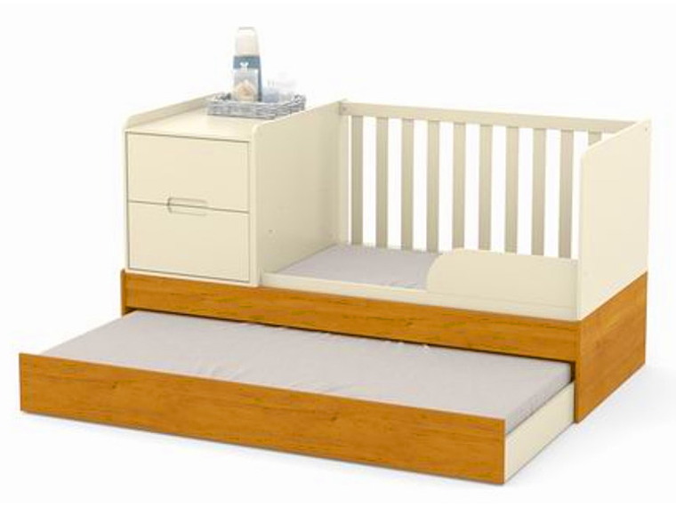 CUNA KIDSCOOL FORMARE ECOWOOD MULTIFUNCION BLANCO 4