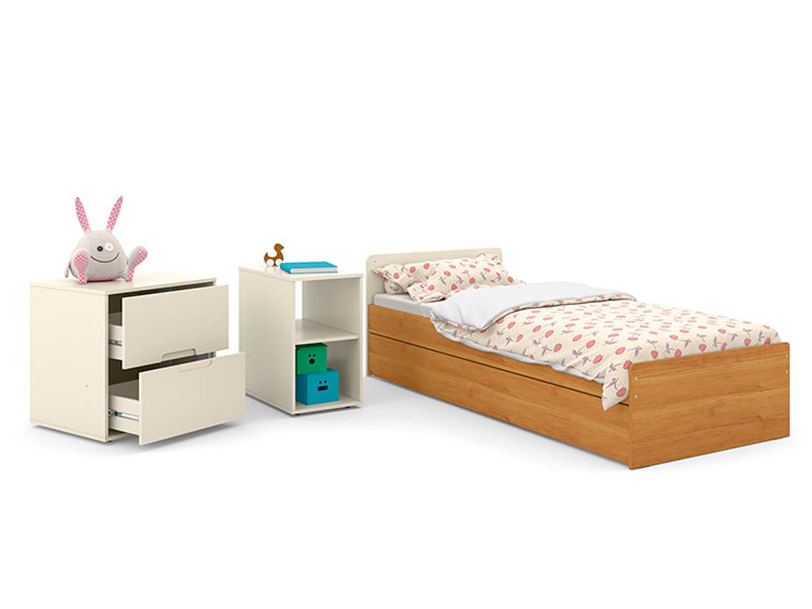 CUNA KIDSCOOL FORMARE ECOWOOD MULTIFUNCION BLANCO 5