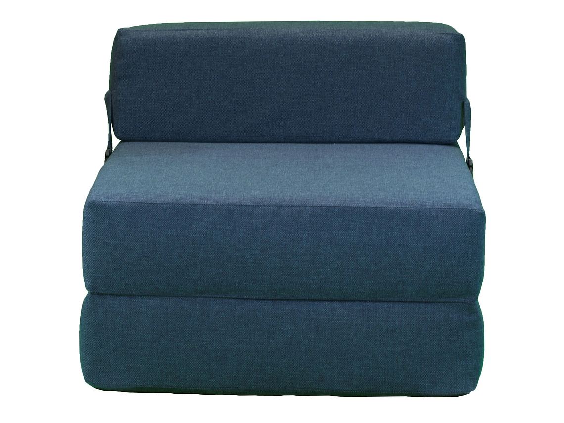 SOFÁ GAEX ESPUMA LINO AZUL CAMA 7