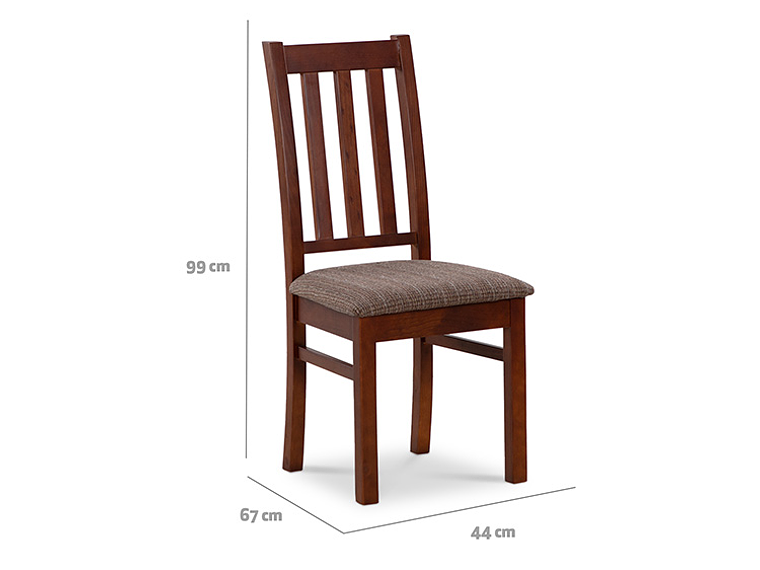 JUEGO DE COMEDOR CIC ÑUBLE 4 SILLAS CARAMELO CAFÉ 3