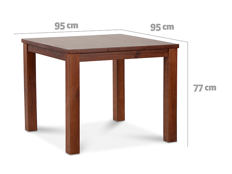 JUEGO DE COMEDOR CIC ÑUBLE 4 SILLAS CARAMELO CAFÉ 4