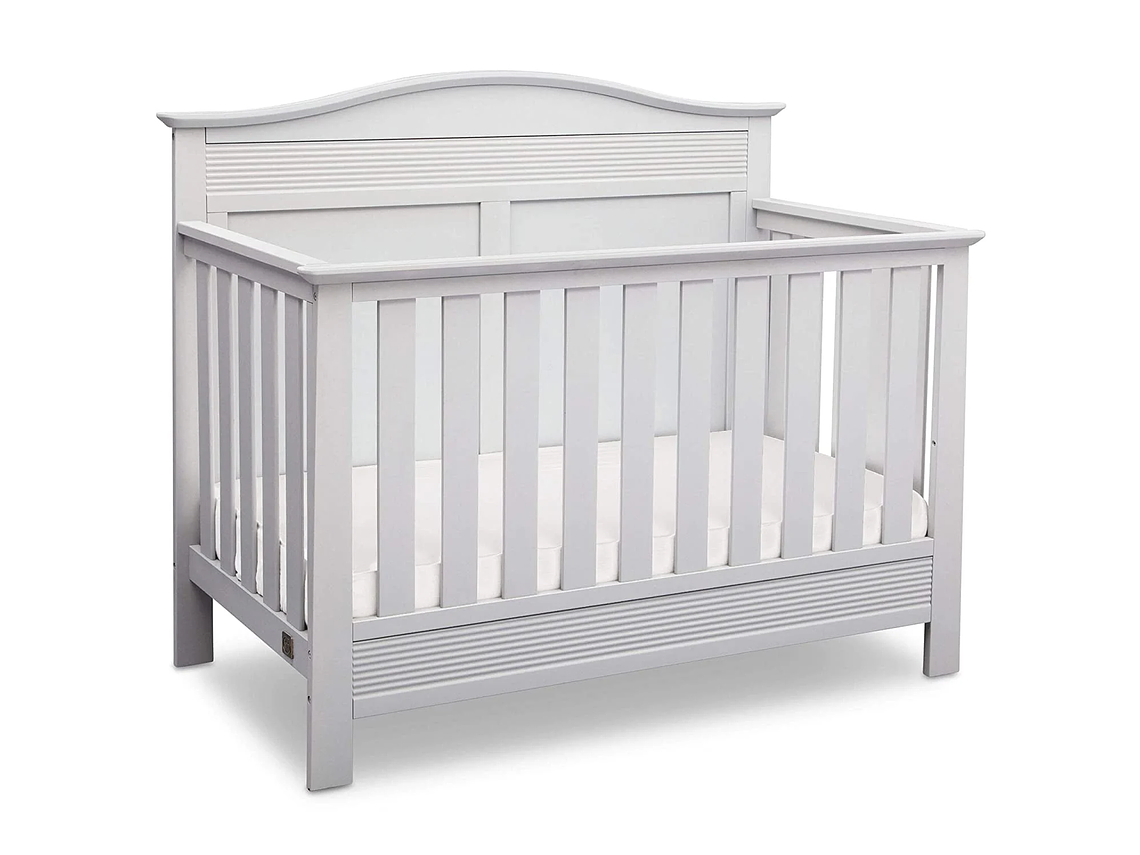 CUNA DE MADERA SERTA 4 EN 1 BARRET BLANCA 1