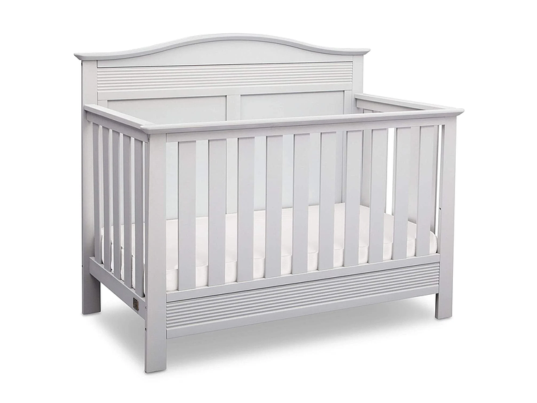 CUNA DE MADERA SERTA 4 EN 1 BARRET BLANCA 1