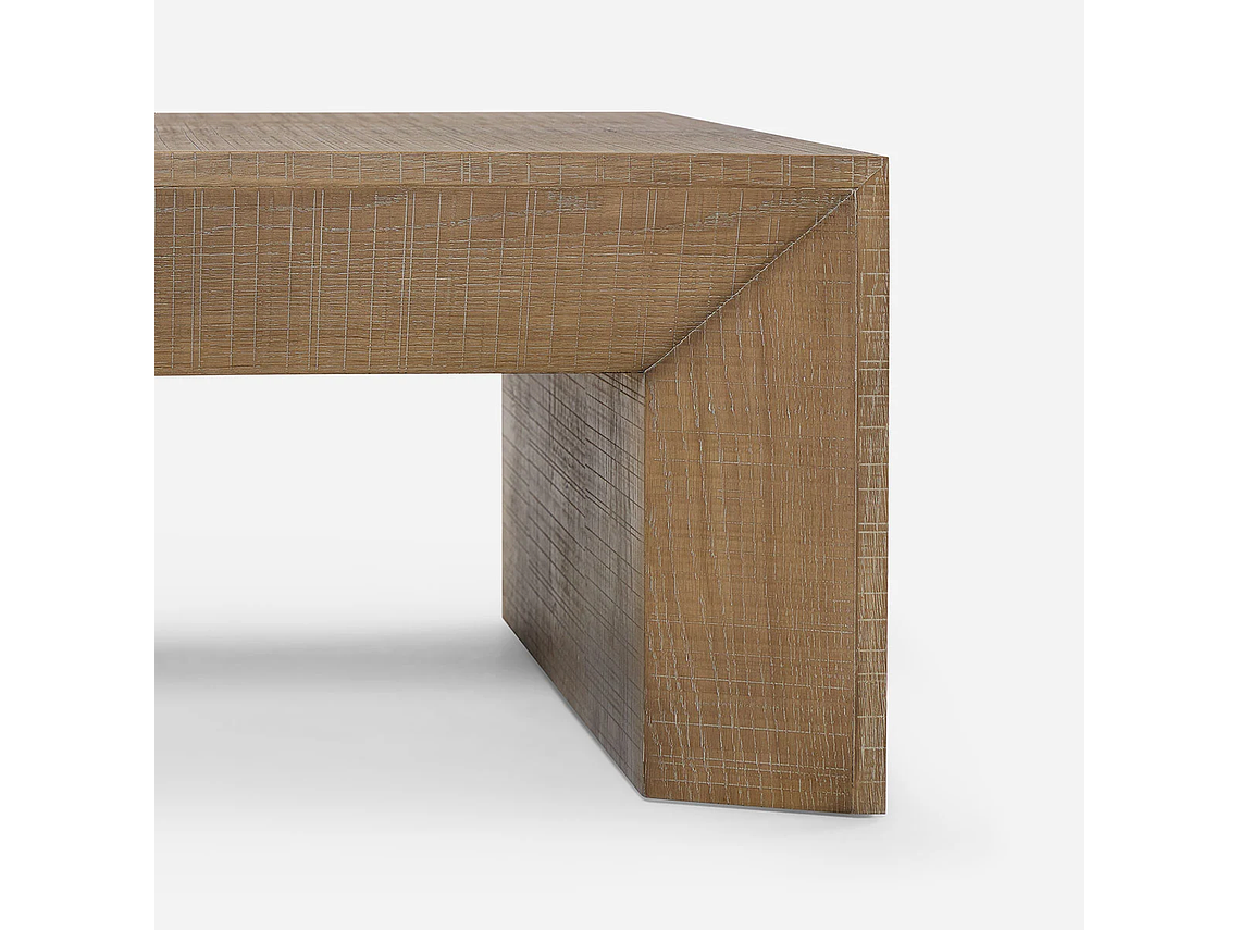 MESA DE CENTRO ROSEN RUKA RECTANGULAR 140 X 80 CM EN COLOR CAFE 4