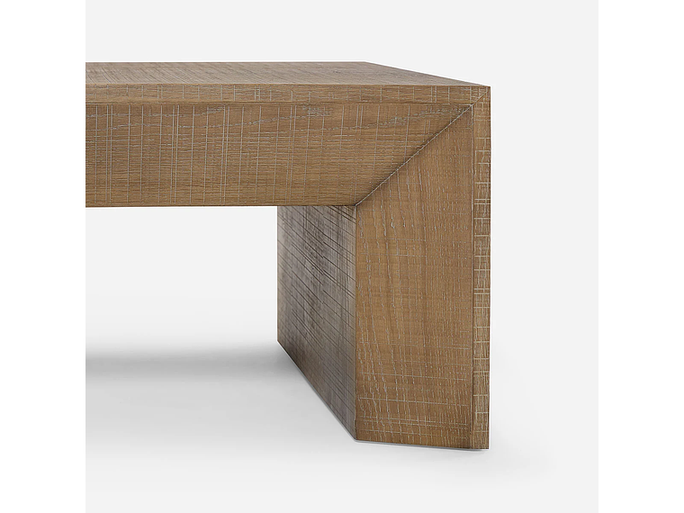 MESA DE CENTRO ROSEN RUKA RECTANGULAR 140 X 80 CM EN COLOR CAFE 4