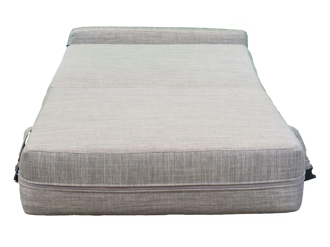 SOFÁ GAEX ESPUMA LINO GRIS CAMA 8