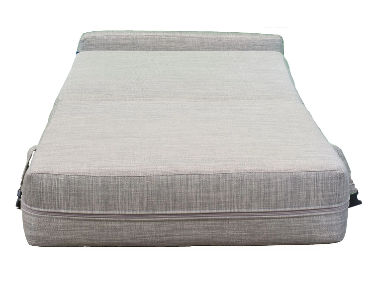 SOFÁ GAEX ESPUMA LINO GRIS CAMA 8
