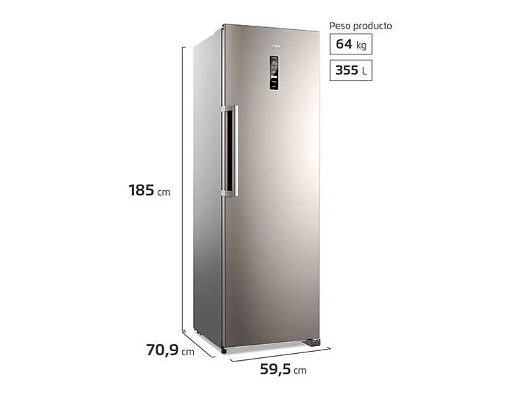 REFRIGERADOR FENSA BOTTOM FREEZER NO FROST 355 L TWIN RTI4S 2