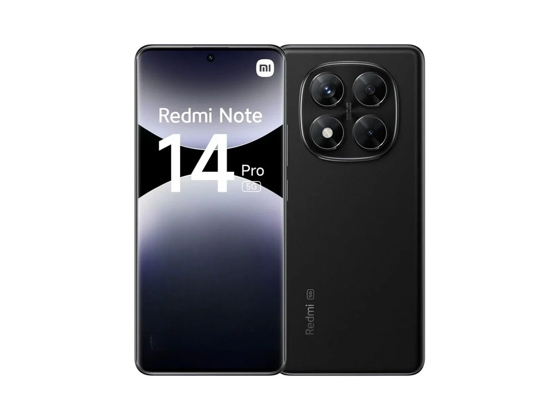XIAOMI REDMI NOTE 14 PRO 5G 8GB + 256GB NEGRO MEDIANOCHE 1