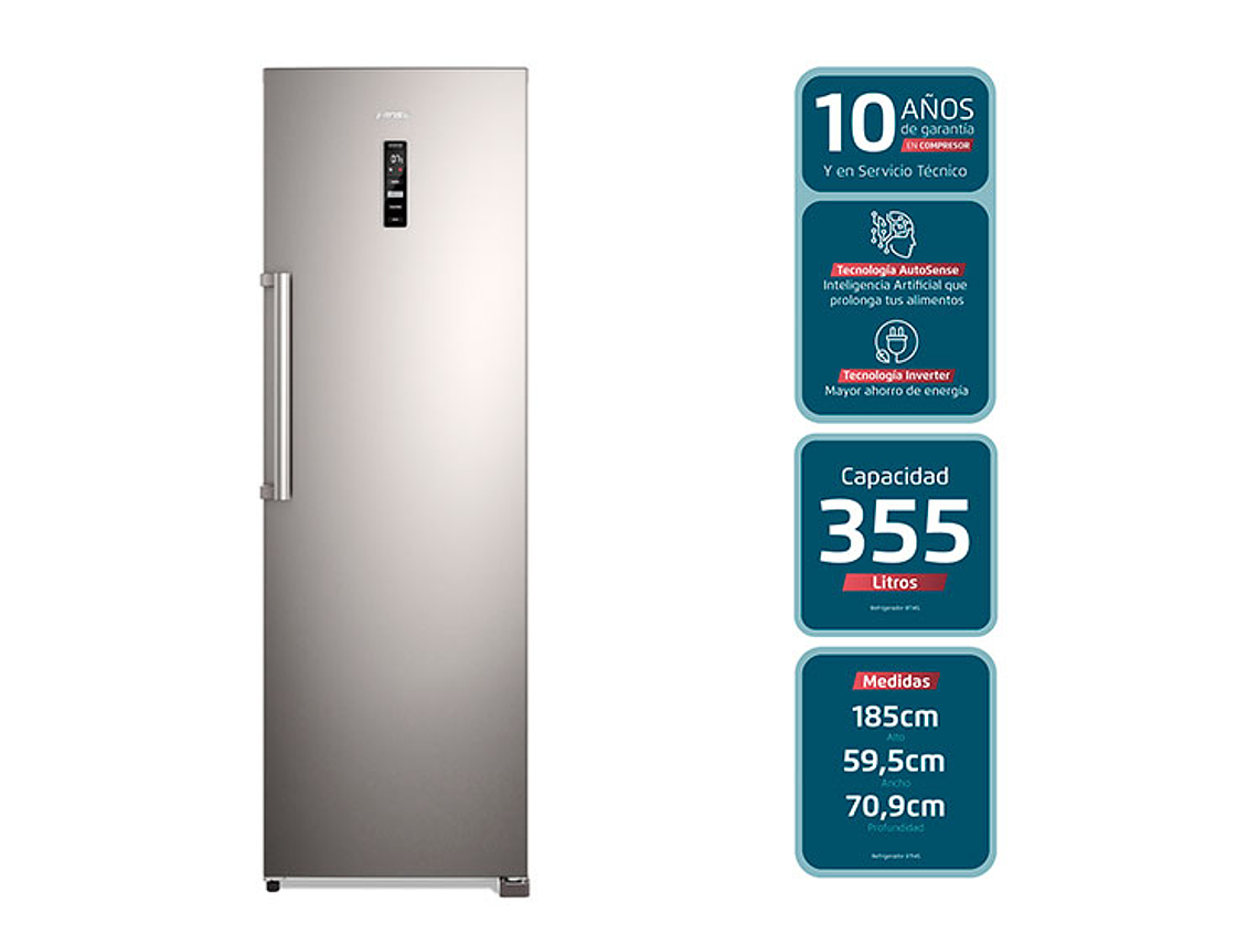 REFRIGERADOR FENSA BOTTOM FREEZER NO FROST 355 L TWIN RTI4S 4