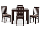 JUEGO DE COMEDOR CIC ÑUBLE 4 SILLAS CHOCOLATE CAFÉ - Miniatura 4