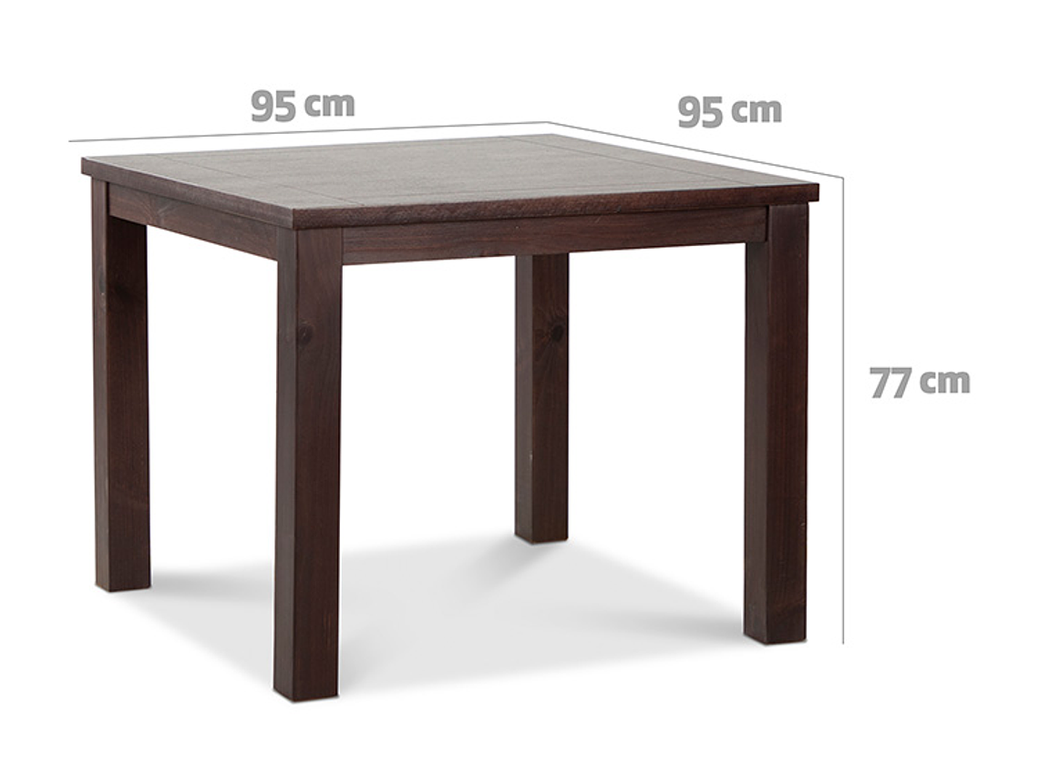 JUEGO DE COMEDOR CIC ÑUBLE 4 SILLAS CHOCOLATE BEIGE 11