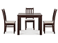 JUEGO DE COMEDOR CIC ÑUBLE 4 SILLAS CHOCOLATE BEIGE - Miniatura 12