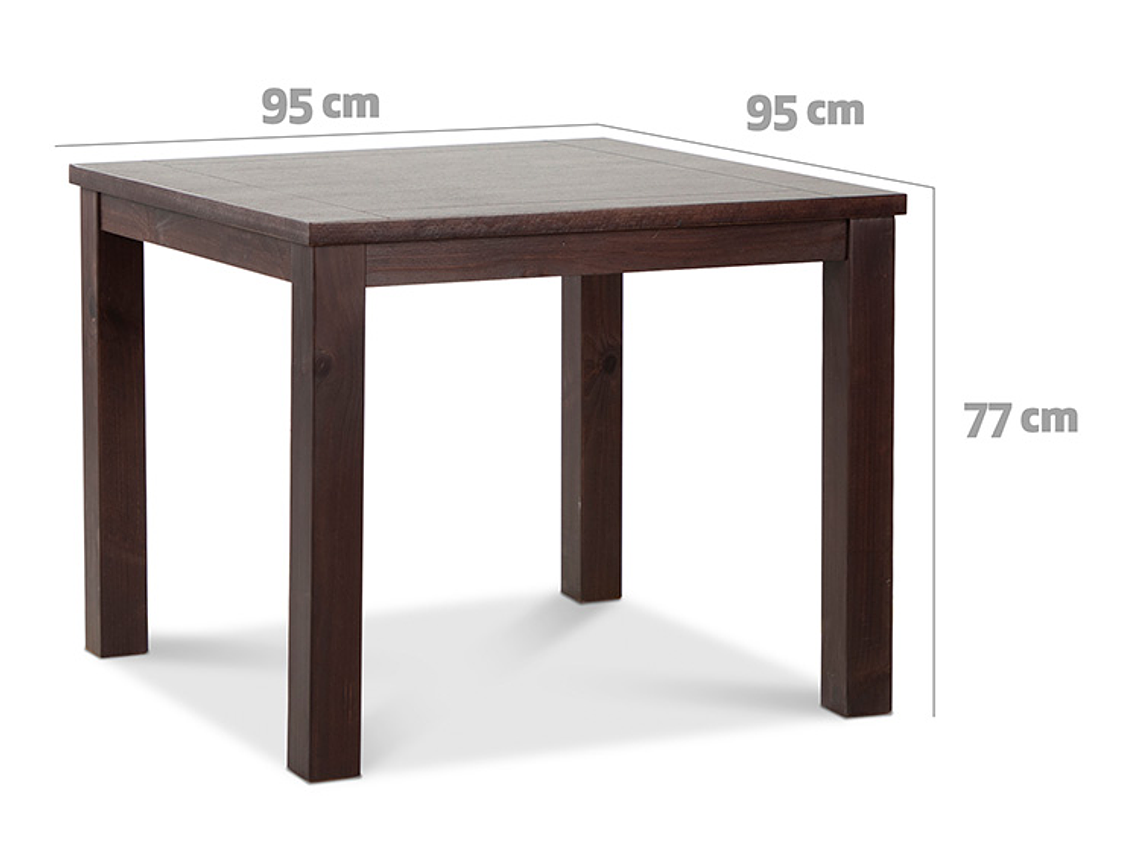 JUEGO DE COMEDOR CIC ÑUBLE 4 SILLAS CHOCOLATE CAFÉ 8