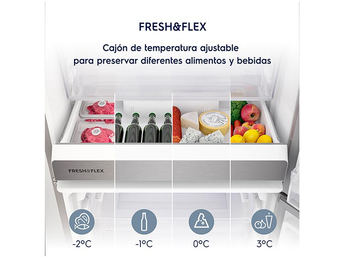 REFRIGERADOR FENSA BOTTOM FREEZER NO FROST 488 L IB55S 5