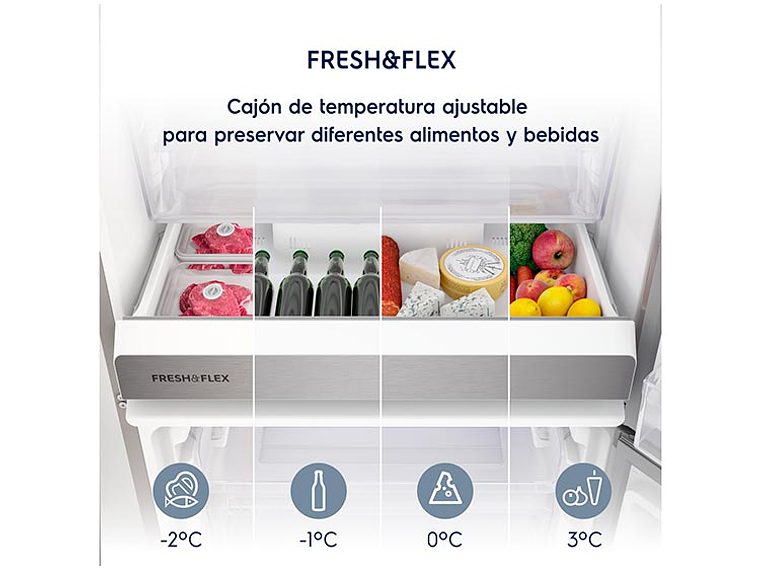 REFRIGERADOR FENSA BOTTOM FREEZER NO FROST 488 L IB55S 5