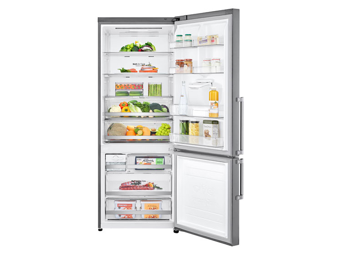 REFRIGERADOR LG BOTTOM FREEZER NO FROST 446 L DOOR COOLING GB45SGP 2