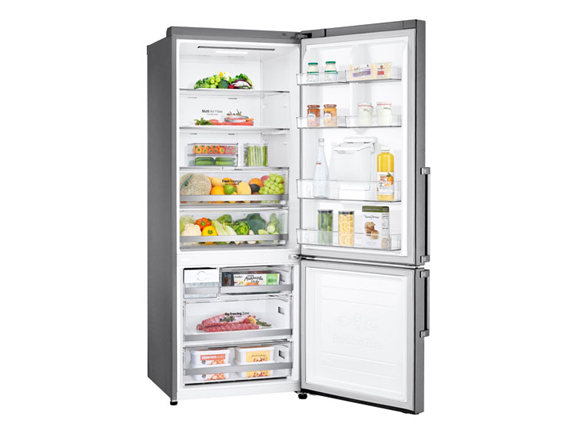 REFRIGERADOR LG BOTTOM FREEZER NO FROST 446 L DOOR COOLING GB45SGP 3