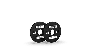 Par Discos Calibrados Powerlifting 2.5kg Negro | XMASTER
