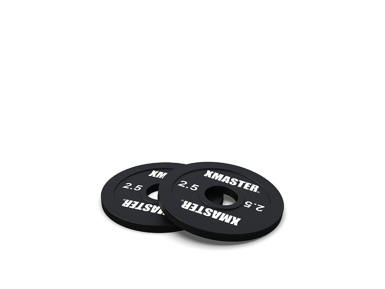 Par Discos Calibrados Powerlifting 2.5kg Negro | XMASTER 3