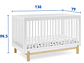 CUNA CONVERTIBLE 4 EN 1 POPPY BLANCA DELTA CHILDREN - Miniatura 2
