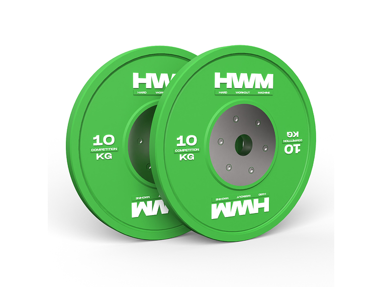 Par Bumper Plates Competición 10kg | HWM® 1