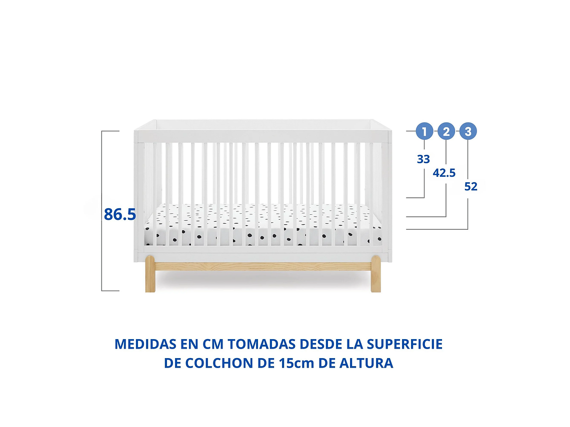 CUNA CONVERTIBLE 4 EN 1 POPPY BLANCA DELTA CHILDREN 3