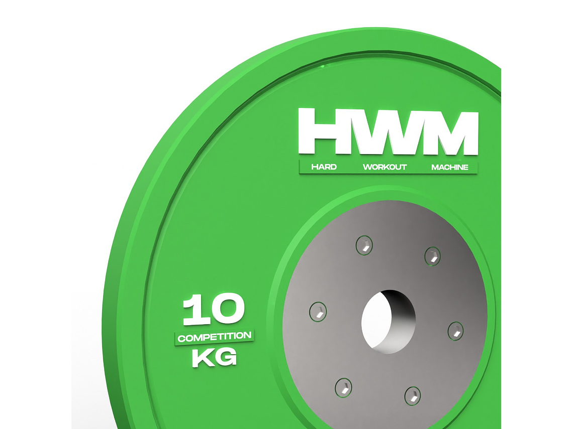Par Bumper Plates Competición 10kg | HWM® 2
