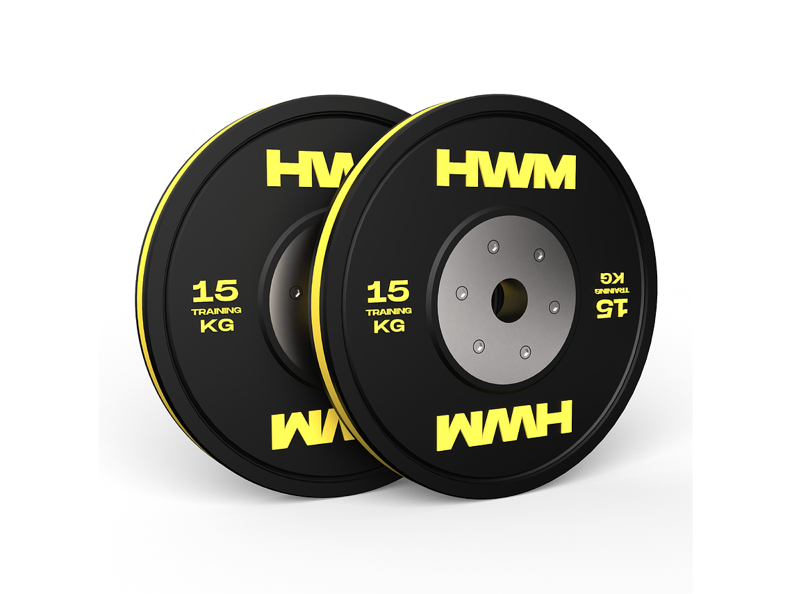 Par Bumper Plates Color Stripe 15kg | HWM® 1