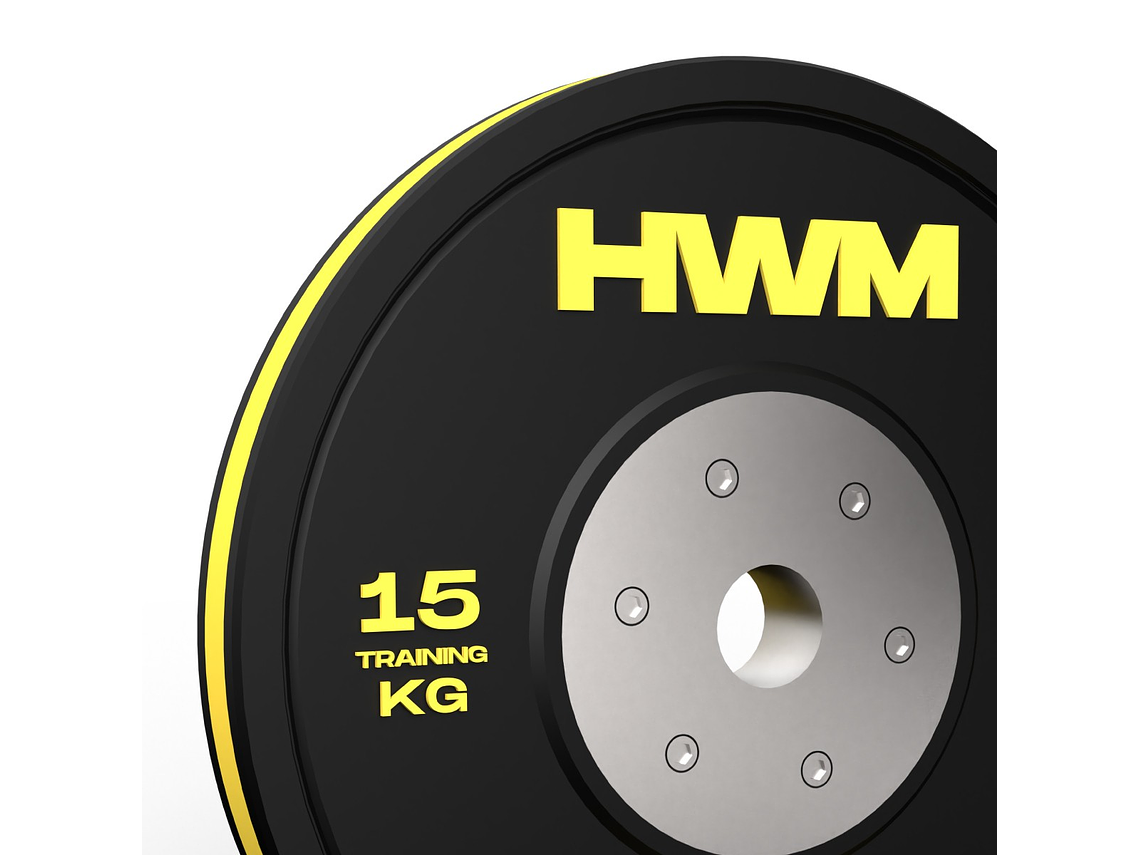 Par Bumper Plates Color Stripe 15kg | HWM® 2