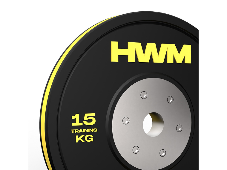 Par Bumper Plates Color Stripe 15kg | HWM® 2