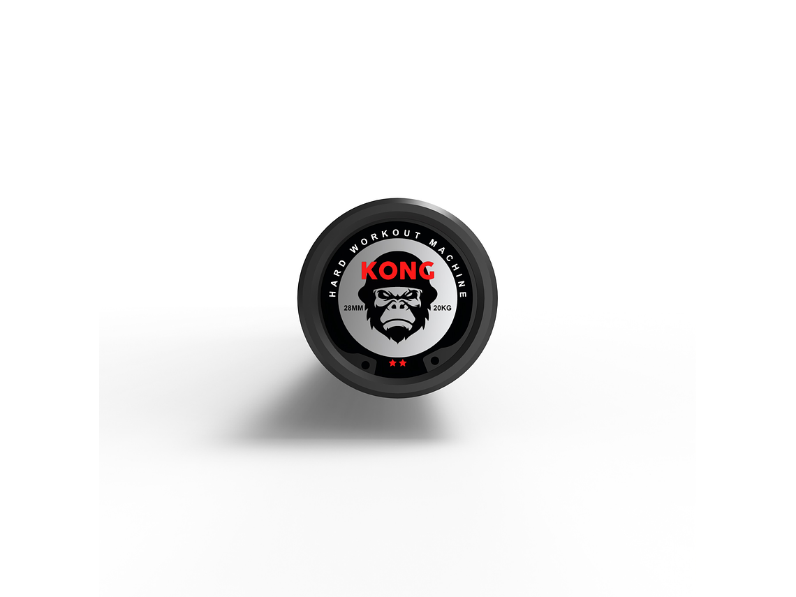 Barra Olímpica Cerakote Rojo 20kg | KONG 3