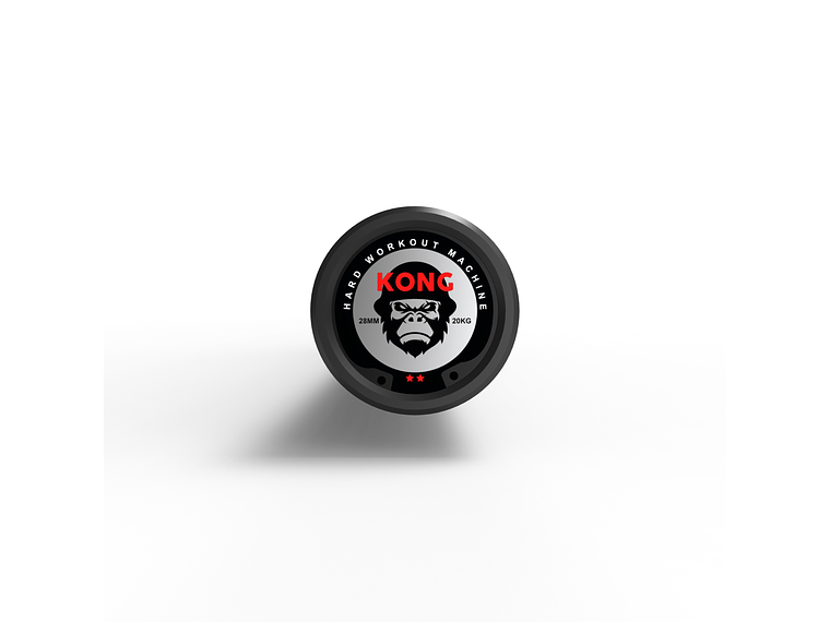 Barra Olímpica Cerakote Rojo 20kg | KONG 3