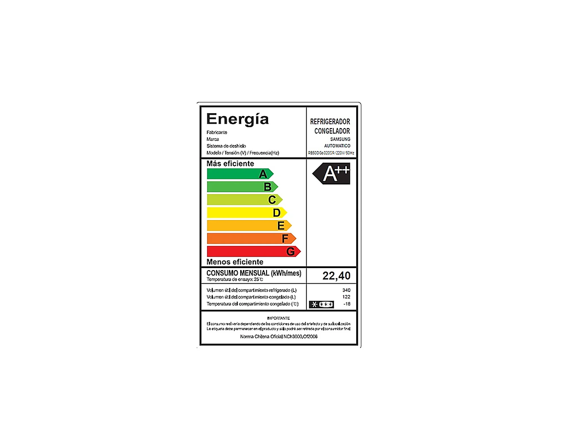 REFRIGERADOR BOTTOM MOUNT 462L FREEZER SPACE MAX 10