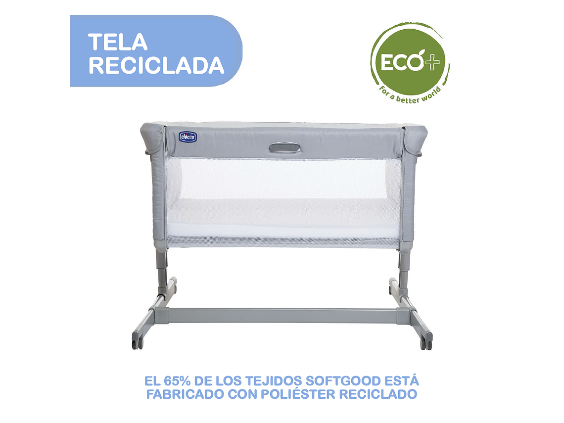 CUNA COLECHO NEXT2ME MAGIC EVO DARK GREY CHICCO 5