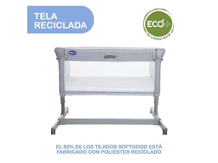 CUNA COLECHO NEXT2ME MAGIC EVO DARK GREY CHICCO 5