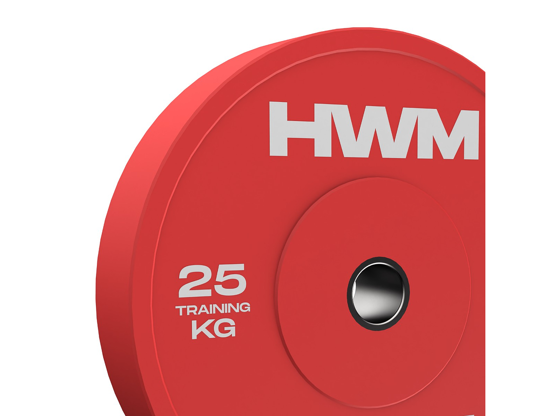 Par Bumper Plates Full Color 25kg | HWM 2