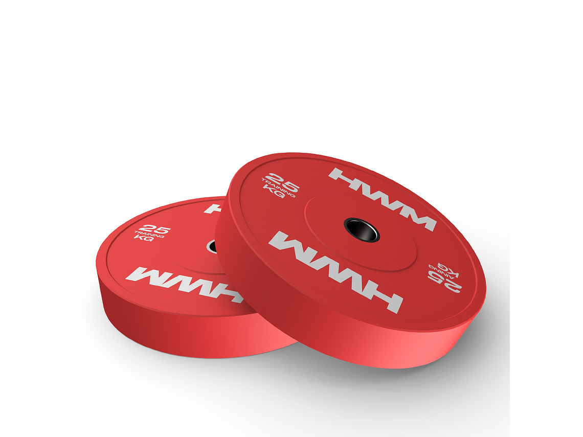 Par Bumper Plates Full Color 25kg | HWM 3