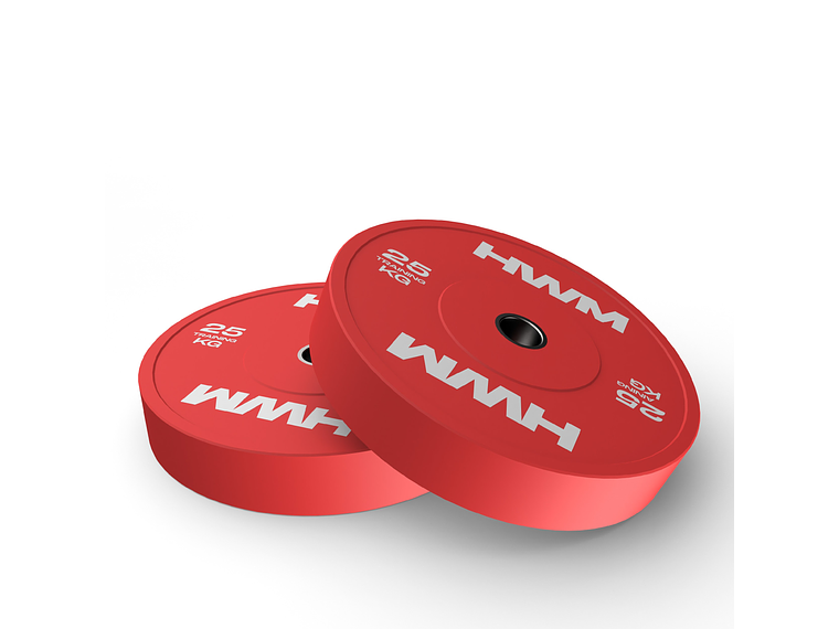 Par Bumper Plates Full Color 25kg | HWM 3