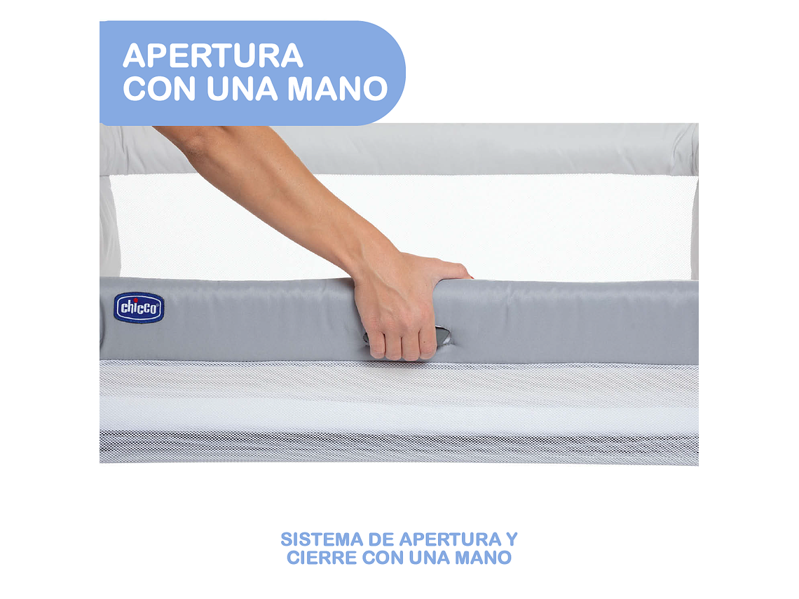 CUNA COLECHO NEXT2ME MAGIC EVO DARK GREY CHICCO 7