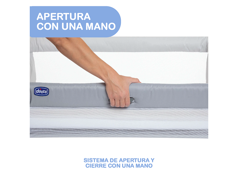 CUNA COLECHO NEXT2ME MAGIC EVO DARK GREY CHICCO 7