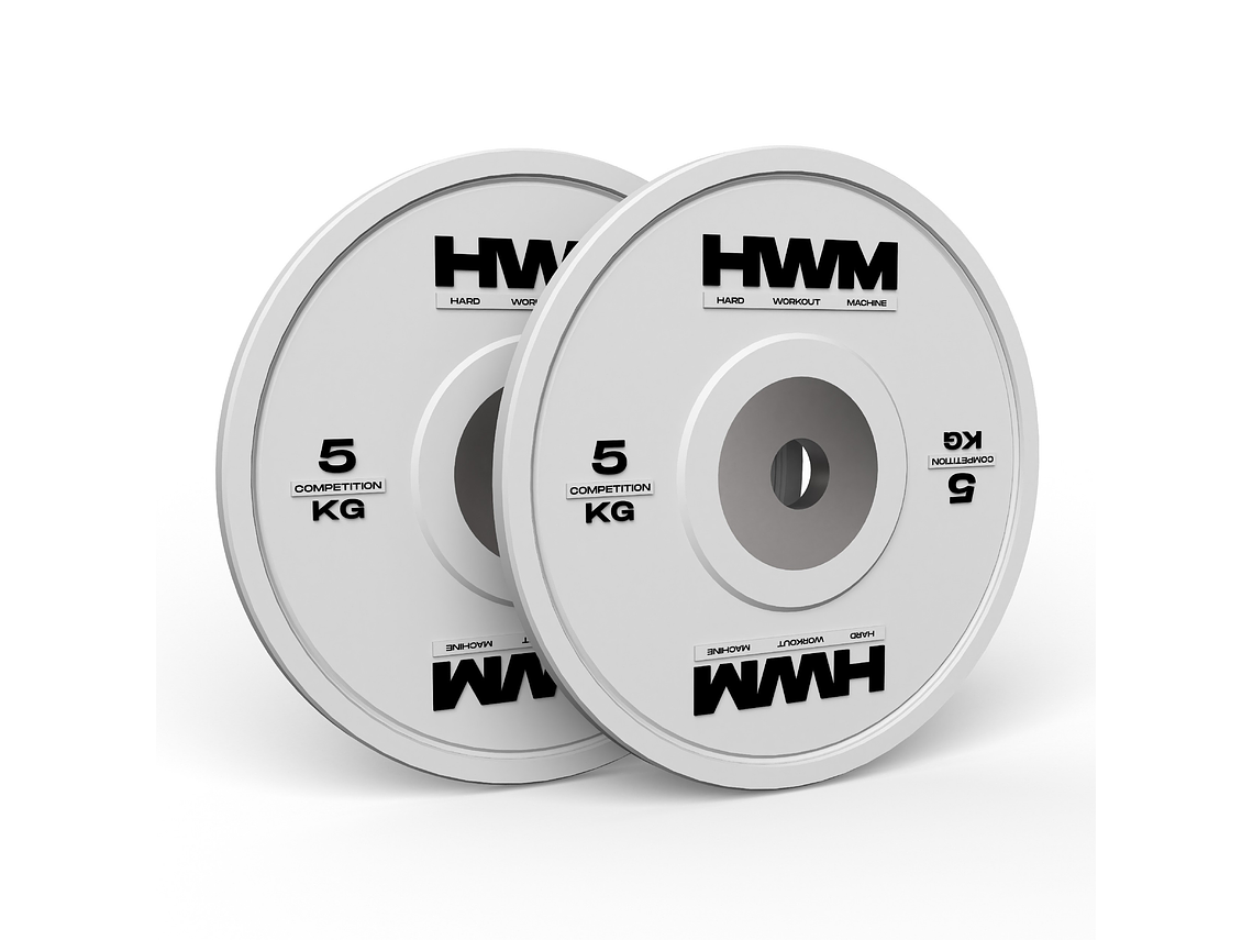 Par Bumper Plates Competición 5kg | HWM 1