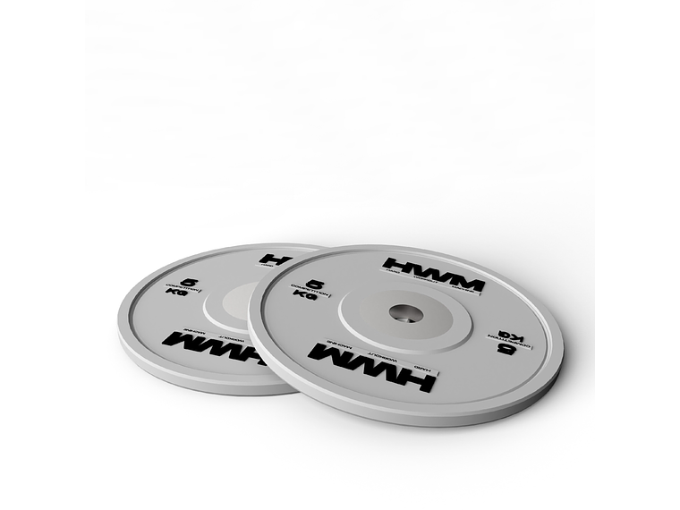 Par Bumper Plates Competición 5kg | HWM 3