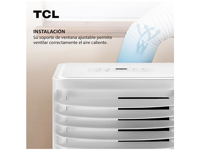 AIRE ACONDICIONADO PORTÁTIL FRÍO/CALOR TCL 12000 BTU 4 EN 1 4