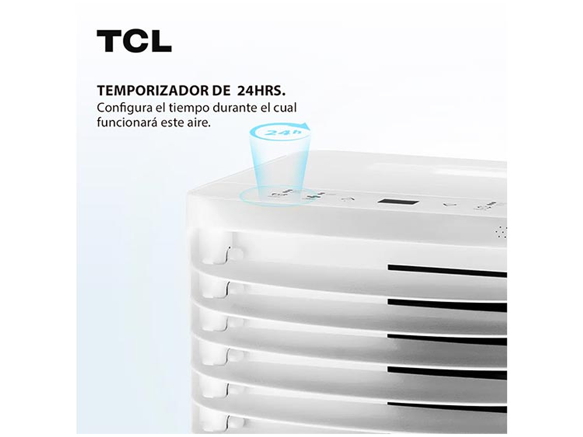 AIRE ACONDICIONADO PORTÁTIL FRÍO/CALOR TCL 12000 BTU 4 EN 1 5