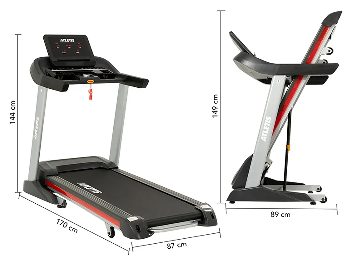 TROTADORA ATLETIS INFINITY V 1.25 HP 18 KM/H 6