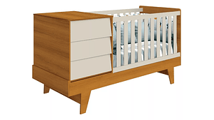 CUNA 3 EN 1 CON COMODA NOAH PRINCE - BE DESIGN