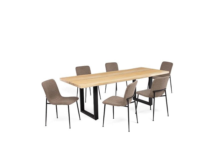 MESA DE COMEDOR THE POPULAR DESIGN SYDNEY YL NATURAL 7