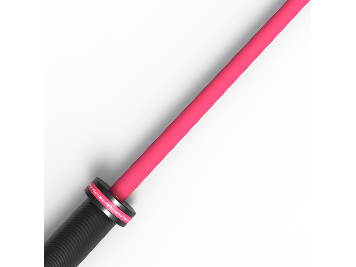 Barra Olímpica Cerakote Pink 15kg | KONG 5